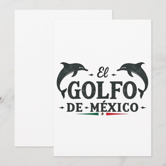 メキシコ湾 案内状 (正面/裏面)