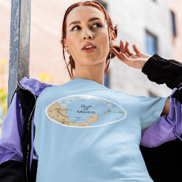 メキシコ湾(編集可能) Tシャツ