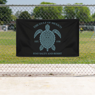 メキシコ湾ESTD 1550ステイ塩辛と抵抗 横断幕