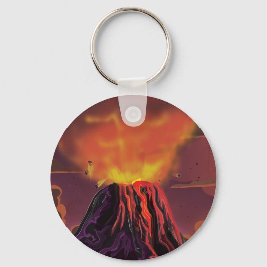 メキシコ火山 キーホルダー (正面)
