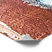 メキシコ熱帯産の白オウム ポスター (角)