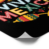 メキシコ独立記念日とシンコのためのVivaメキシコ ポスター (角)