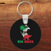 メキシコ独立記念日 キッズ おもしろダンス メキシコ キーホルダー (正面)