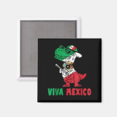 メキシコ独立記念日 キッズ ダンス Funny Mexi マグネット (正面/裏面)