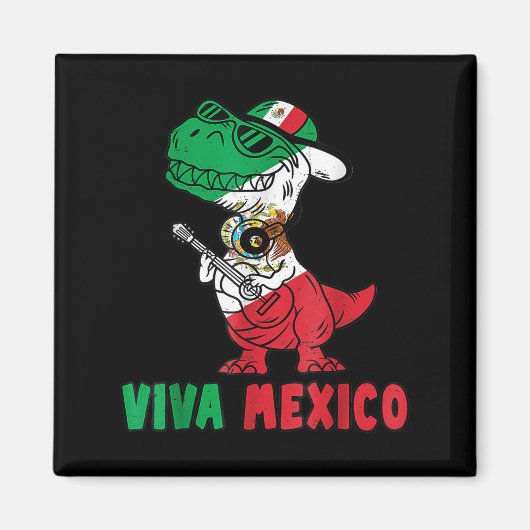 メキシコ独立記念日 キッズ ダンス Funny Mexi マグネット (正面)