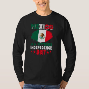 メキシコ独立記念日 9月16日 メキシコ国旗フラ Tシャツ