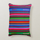 メキシコ生地の質 アクセントクッション (裏面(縦))