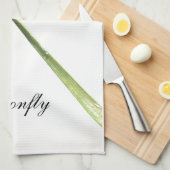 メキシコ産アンバーウィングトンボ キッチンタオル (四つ折り)