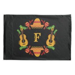 メキシコ産カスタム品モノグラム枕ケース 枕カバー