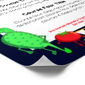 メキシコ産サボテンのコーン・ディナー・パーティー・ケータリング・メニュー ポスター (角)