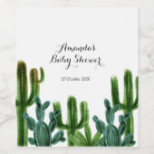 メキシコ産サボテンのワインボトルラベル ワインラベル (シングルラベル)