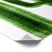 メキシコ産サボテン誕生日歓迎サイン ポスター (角)