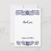 メキシコ産タラベラ サンキューカード (正面)