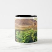 メキシコ田舎1887年の小さい火山(油 ツートーンマグカップ (中央)