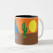 メキシコ砂漠 ツートーンマグカップ (正面右)