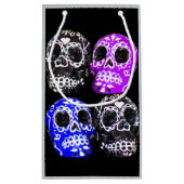 メキシコ砂糖のスカルのギフトバッグ スモールペーパーバッグ (裏面)