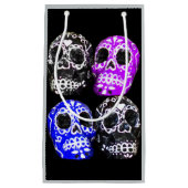 メキシコ砂糖のスカルのギフトバッグ スモールペーパーバッグ (正面)