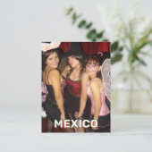 メキシコ祝でのハロウィーン ポストカード (スタンド正面)