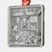 メキシコ神Huitzilopochtli メタルオーナメント (左)