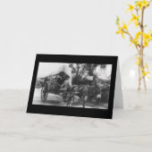 メキシコ移民ワゴン1912 カード (黄色い花)