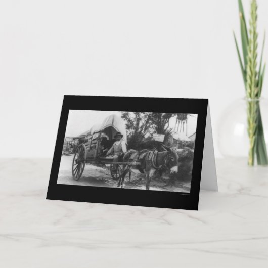 メキシコ移民ワゴン1912 カード (正面)