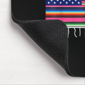 メキシコ米国国旗Serape Cinco De Mayo Par マウスパッド (コーナー)