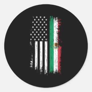 メキシコ米州旗プライドメキシコ米国 ラウンドシール