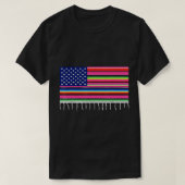メキシコ米州旗USAセラープチンコデマヨパー Tシャツ (デザイン正面)