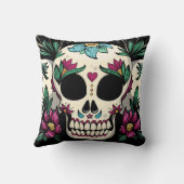 メキシコ糖スカル装飾用クッション クッション (裏面)