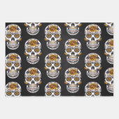 メキシコ糖スカル ラッピングペーパーシート (正面)