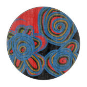 メキシコ系アメリカフローラスワールデザイン カッティングボード (正面)