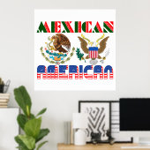 メキシコ系アメリカン イーグル ポスター (ホームオフィス)