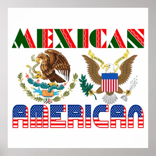 メキシコ系アメリカン イーグル ポスター (正面)