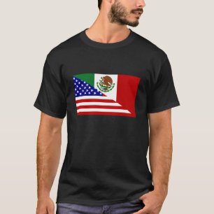 メキシコ系アメリカ人の旗。 幸せなCinco deメーヨー! Tシャツ