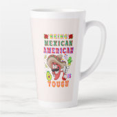 メキシコ系アメリカ人は厳しい カフェラテマグ (右)