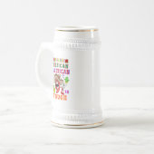 メキシコ系アメリカ人は厳しい ビールジョッキ (正面左)