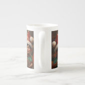 メキシコ系アメリカ人クリスマス小妖精や小人専門マグカップ ボーンチャイナマグカップ (裏面)