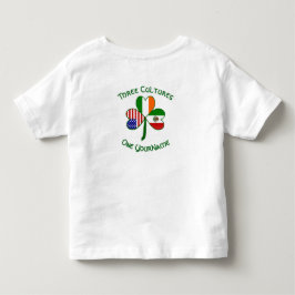 メキシコ系アメリカ人 アイルランド系アメリカ人 フラグ シャムロック オーダーメイド トドラーTシャツ