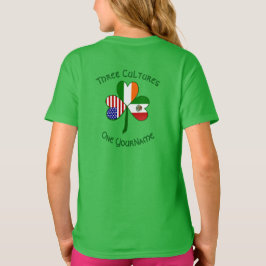 メキシコ系アメリカ人 アイルランド系アメリカ人 フラグ シャムロック オーダーメイド Tシャツ