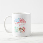 メキシコ系アメリカ人 メキシコ アメリカ コーヒーマグカップ (左)