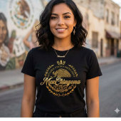 メキシコ系クールな女性Tシャツ Tシャツ