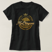 メキシコ系クールな女性Tシャツ Tシャツ (デザイン正面)
