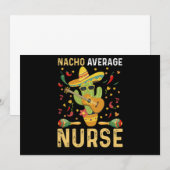 メキシコ系看護師のためのCinco De Mayo(シンコ・デ・マヨ) 招待状 (正面/裏面)