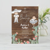 メキシコ素朴ンシルバーチャロボーイガールツインバウティゾ 招待状 (スタンド正面)