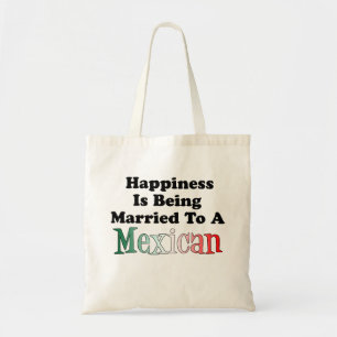 メキシコ結婚したのトートバッグに幸せ トートバッグ