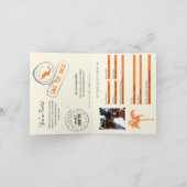 メキシコ結婚へのパスポート招待状 招待状 (内部)