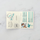 メキシコ結婚へのパスポート招待状 招待状 (内部)