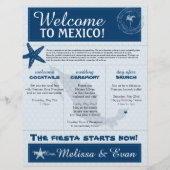 メキシコ結婚向けBlue's Starfish Welcome Letter (正面)