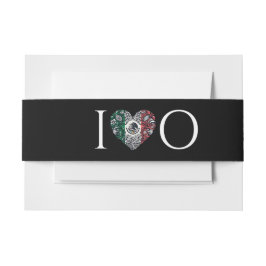 メキシコ結婚夫婦 招待状ベリーバンド