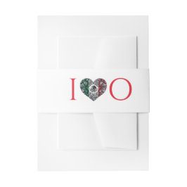 メキシコ結婚夫婦 招待状ベリーバンド